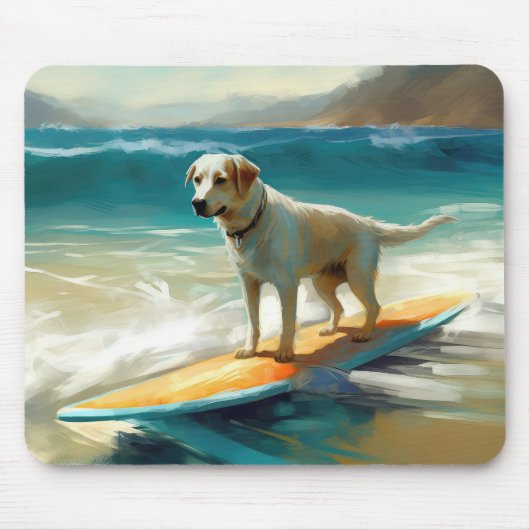 Tapis De Souris Peinture Anatolie Shepherd Beach Surf (Devant)