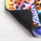 Tapis De Souris Peinture animale puissante de Cheetah. Commandez d (Coin)