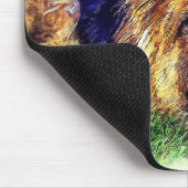 Tapis De Souris Peinture berger allemande (Coin)