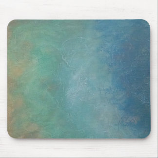 Tapis De Souris Peinture bleue d'abrégé sur mer verte d'Ombre