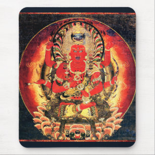 Tapis De Souris Peinture bouddhiste du 14ème siècle d'Aizen Myoo