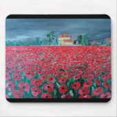 Tapis De Souris Peinture Campo de Amapolas par Alfred Fox (Devant)