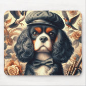 Tapis De Souris Peinture Cavalier King Charles Spaniel (Devant)