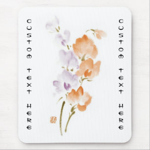 Tapis De Souris Peinture classique orientale chinoise fleur d'encr