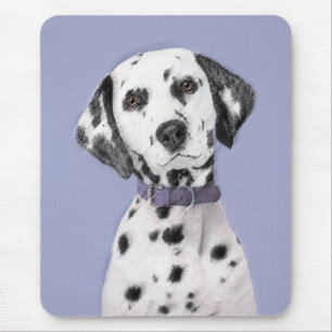 Tapis De Souris Peinture Dalmatienne - Cute Original Chien Art
