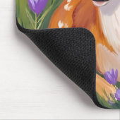 Tapis De Souris Peinture d'animal de faon de cerf bébé (Coin)