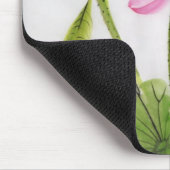 Tapis De Souris Peinture d'aquarelle de la fleur de Lotus 2 (Coin)