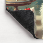 Tapis De Souris Peinture de chiot maltais mignon (Coin)