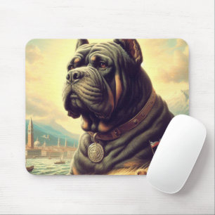 Tapis De Souris Peinture de Corso en Canne Rétro