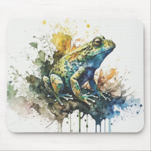 Tapis De Souris Peinture de grenouille semi-Abstraite très Cool