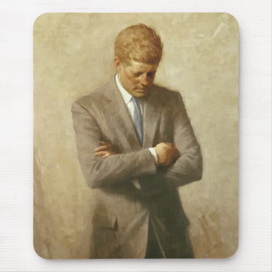 Tapis De Souris Peinture de John F. Kennedy (Devant)