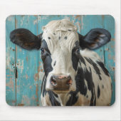 Tapis De Souris Peinture de la ferme de vache laitière de mignonne (Devant)