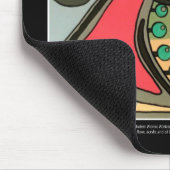 Tapis De Souris Peinture de l'homme de conversation Abstraite du m (Coin)