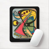 Tapis De Souris Peinture de l'homme de conversation Abstraite du m (Avec souris)