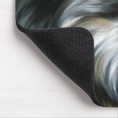 Tapis De Souris Peinture de loup (Coin)