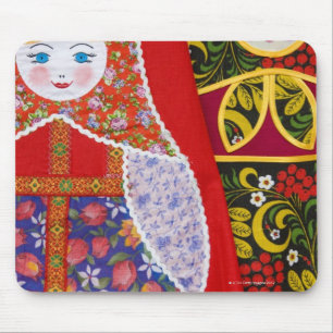 Tapis De Souris Peinture de poupée de Matryoshka de Russe