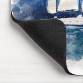 Tapis De Souris Peinture de voilier Souris personnalisée (Coin)