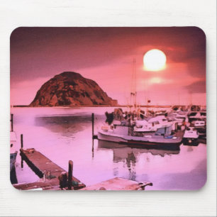 Tapis De Souris Peinture des teintes du port Pad de la souris
