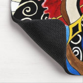 Tapis De Souris Peinture espagnole d'art abstrait (Coin)