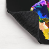 Tapis De Souris Peinture |German Shepherd Peinture Art Pet Chien M (Coin)