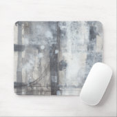 Tapis De Souris Peinture gris contemporaine (Avec souris)