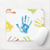 Tapis De Souris Peinture Handprint d'enfants (Avec souris)
