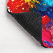 Tapis De Souris Peinture humide colorée design (Coin)