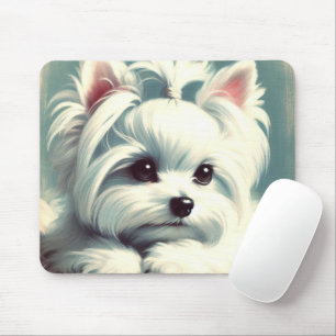 Tapis De Souris Peinture maltaise vintage