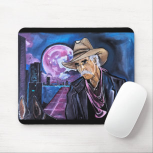 Tapis De Souris Peinture Neon Moon par Alfred Fox