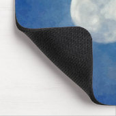 Tapis De Souris Peinture nuageuse de lune (Coin)