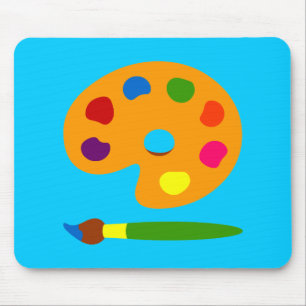 Tapis De Souris Peinture Palette