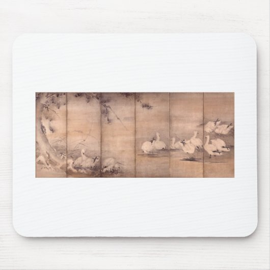 Tapis De Souris Peinture par Miyamoto Musashi, C. 1600's (Devant)