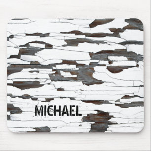 Tapis De Souris Peinture Peeling blanc - Personnalisable