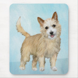 Tapis De Souris Peinture Podengo Pequeno portugaise - Art original