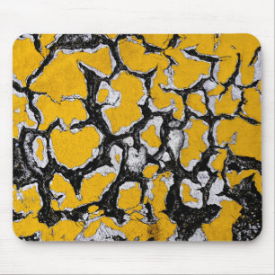 Tapis De Souris Peinture roulotte jaune cramé