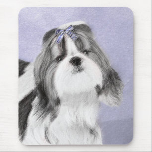 Tapis De Souris Peinture Shih Tzu - Cute Original Chien Art