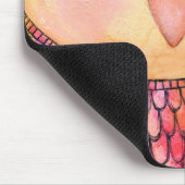 Tapis De Souris Peinture somnolente géniale moderne de médias (Coin)