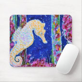 Tapis De Souris Peinture sur hippocampe (Avec souris)