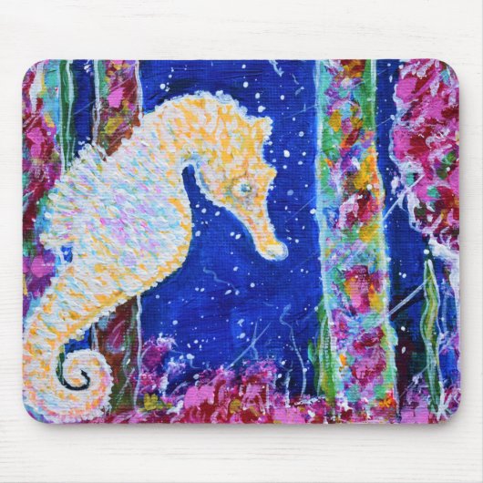 Tapis De Souris Peinture sur hippocampe (Devant)