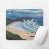 Tapis De Souris Peinture sur la mer de Cannon Beach (Avec souris)