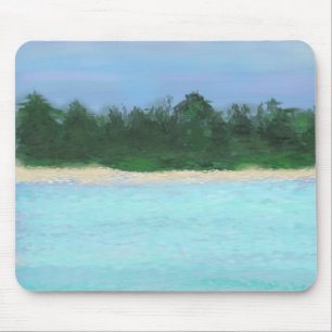 Tapis De Souris Peinture sur l'île