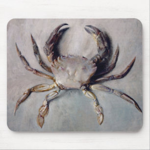 Tapis De Souris Peinture vintage de crabe