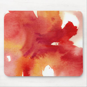 Tapis De Souris Peintures abstraites d'aquarelle