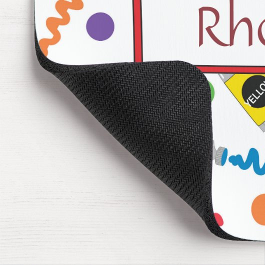 Tapis De Souris Peintures colorées (Coin)