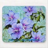 Tapis De Souris Peintures Mousepad 22 de fleur (Devant)