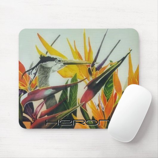 Tapis De Souris Peintures Mousepad 58 de fleur (Avec souris)