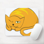 Tapis De Souris Pékin Chat orange (Avec souris)
