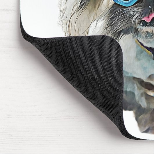 Tapis De Souris Pekingese Rockstar Mongo (Coin)