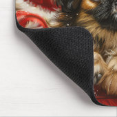 Tapis De Souris Pékinois Noël Festif (Coin)