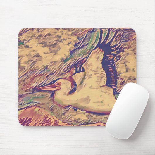 Tapis De Souris Pélican (Avec souris)